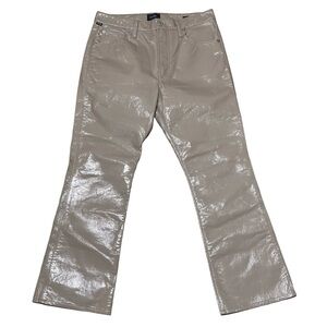 Citizens of Humanity New size 28 Shiny Beige Flared Isola  Pants